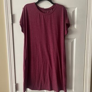 ⭐️3/$25⭐️ Maroon Shein T-shirt Dress | Size Large